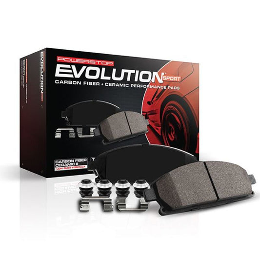21-24 Ford F-150 2/4WD / 21-24 Ford Raptor 4WD Power Stop Z23-2383 Rear Evo Sport Brake Pads w/ Hardware