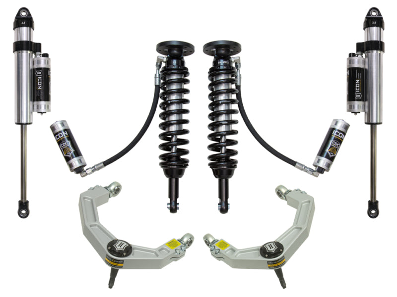 09-13 Ford F-150 4WD ICON K93005 1.75-2.63" Lift, Stage 5 Suspension System, Billet UCA