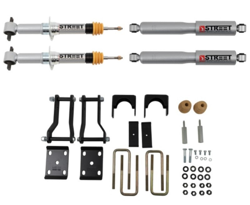 19-23 Ford Ranger 2WD Belltech 1044SP 2in Front & 4in Rear Lowering Kit