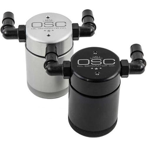 15-17 Ford Mustang I4 2.3L Ecoboost J&L 3029D-C Driver Side Oil Separator 3.0 Clear Anodized