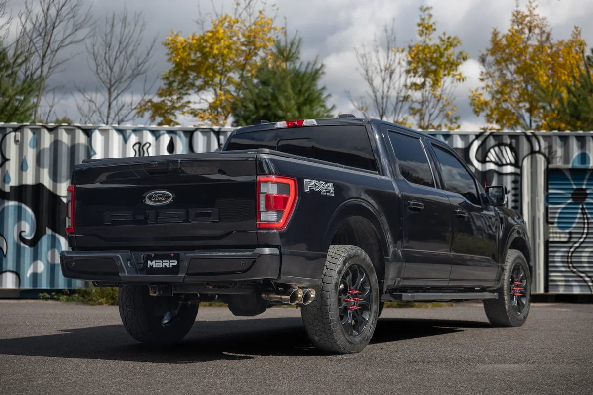 21-26 Ford F-150 2.7L / 3.5L / 5.0L MBRP S5277BLK 3in Cat Back Single Side Exit Exhaust - Black